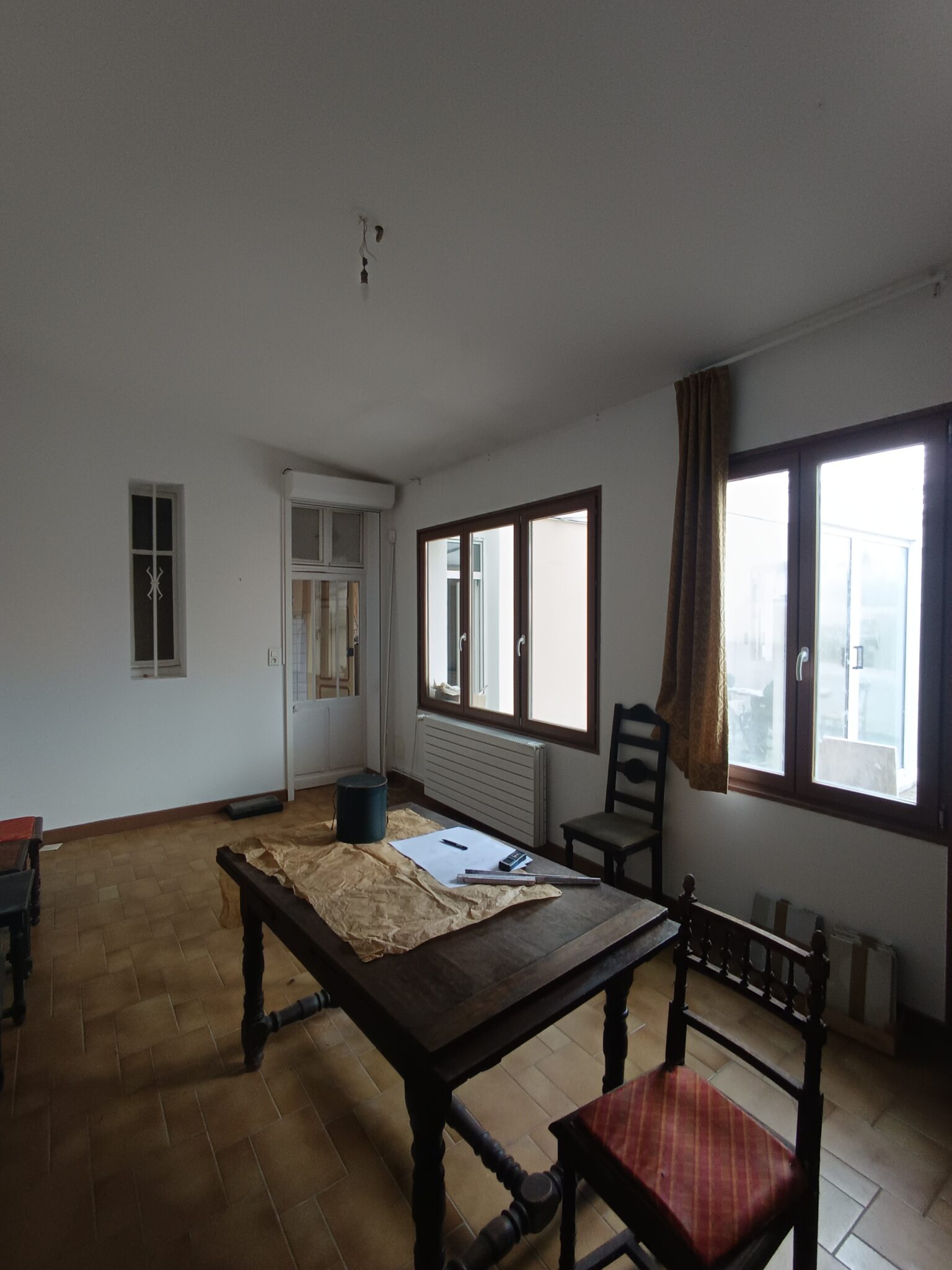 Situation existante rénovation et extension d'une maison unifamiliale à Nancy
